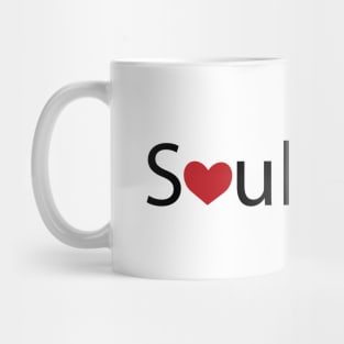 Soulmate artistic typography design Mug